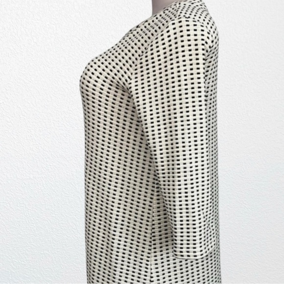 Hatch The Dash Knit Flounce Hem Dress SZ 0 Off White & black - Picture 7 of 13